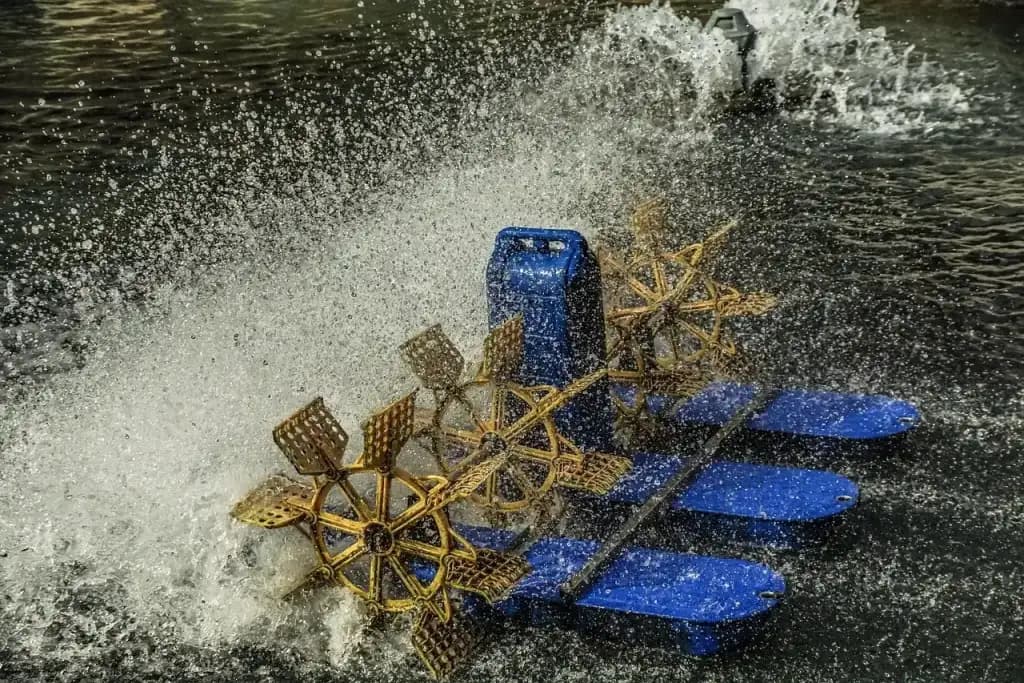 Core lawn aeration with professional aerator equipment